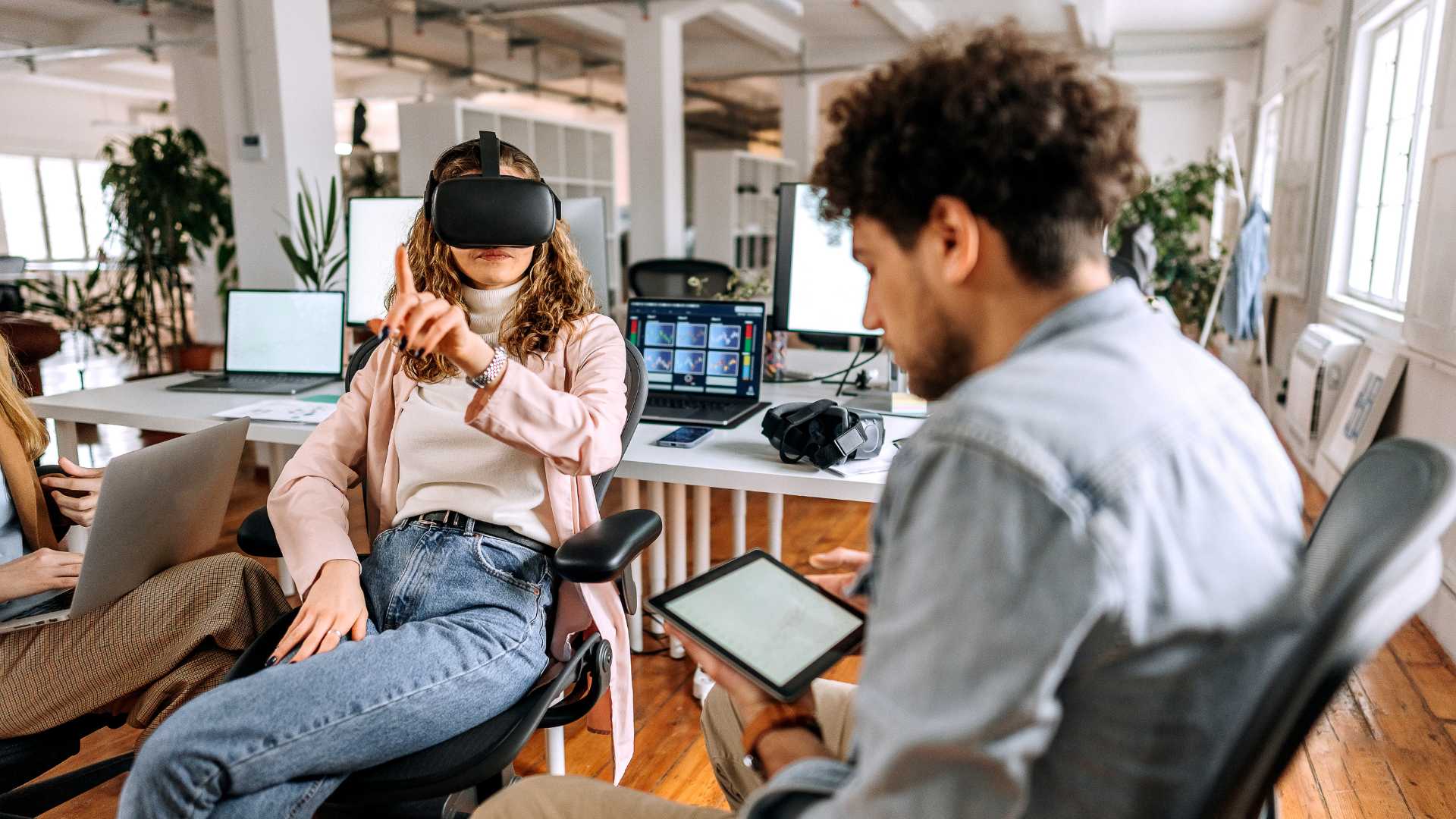 travail augmenté avec un casque VR