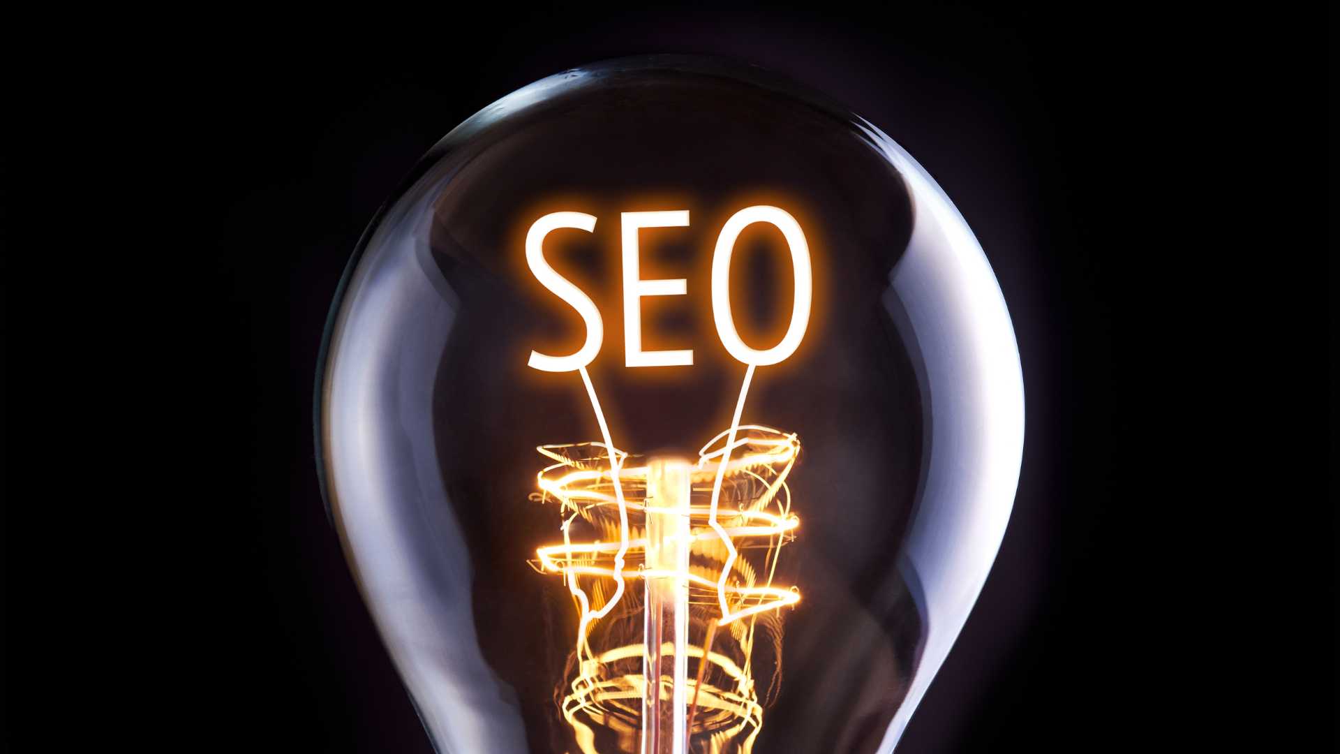 Ampoule avec écrit seo dedans